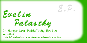 evelin palasthy business card